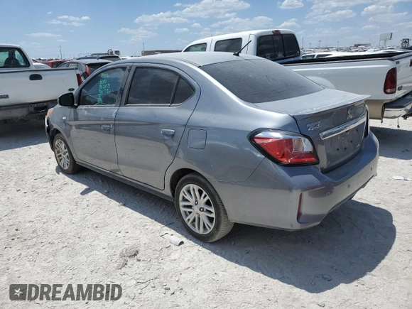 2022 Mitsubishi Mirage G4 ES with VIN ML32FUFJ8NHF08083, listed as a Copart auction lot 62842563 with 8,788 mi miles. Bid and sale history available at carsss.com. Image 2.