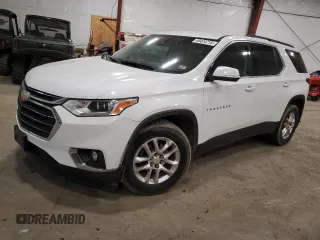 2019 Chevrolet Traverse LT Cloth z VIN 1GNEVGKW4KJ192741, wystawiony jako Copart lot #48424715 z przebiegiem 89 369 mil mil oraz Szkoda całkowita • Salvage title. Historia ofert i sprzedaży dostępna na DreamBid. Obrazek 1.