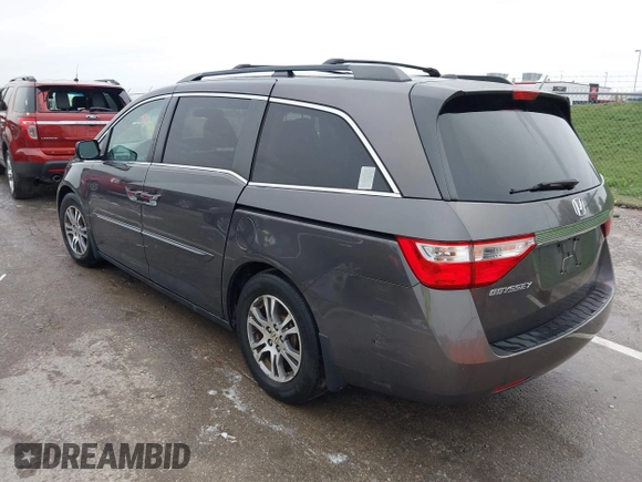 2012 Honda Odyssey EX-L with VIN 5FNRL5H6XCB032366, listed as a IAAI auction lot 41943625 with 73,236 mi miles and . Bid and sale history available at carsss.com. Image 3.