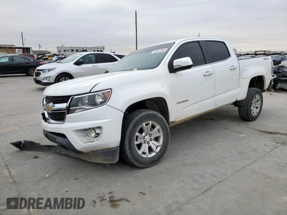 2020 Chevrolet Colorado 4WD LT with VIN 1GCGTCEN9L1233532, listed as a Copart auction lot 46547565 with 25,240 mi miles and Salvage Title. Bid and sale history available at carsss.com. Image 1.