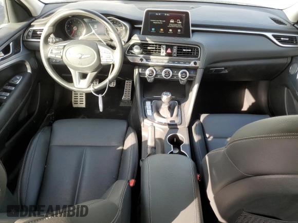 2020 Genesis G70 2.0T Sport with VIN KMTG24LA1LU063322, listed as a Copart auction lot 78487314 with 14,284 mi miles and Salvage Title. Bid and sale history available at carsss.com. Image 8.