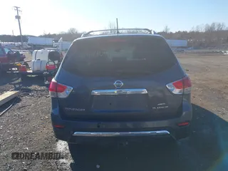 2013 Nissan Pathfinder SL with VIN 5N1AR2MM0DC606403, listed as a IAAI auction lot 41402104 with 128,644 mi miles and . Bid and sale history available at DreamBid. Image 16.