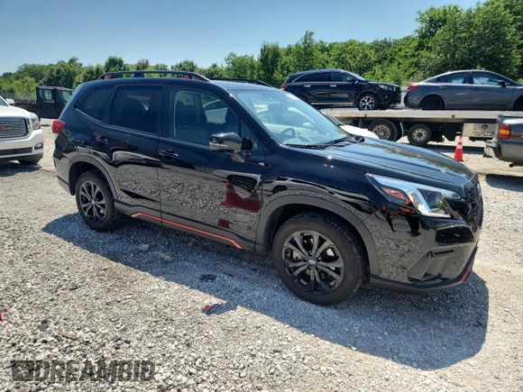 2024 Subaru Forester Special Sports with VIN JF2SKAGC1RH403719, listed as a Copart auction lot 58961745 with 25,489 mi miles and Salvage title. Bid and sale history available at DreamBid. Image 4.