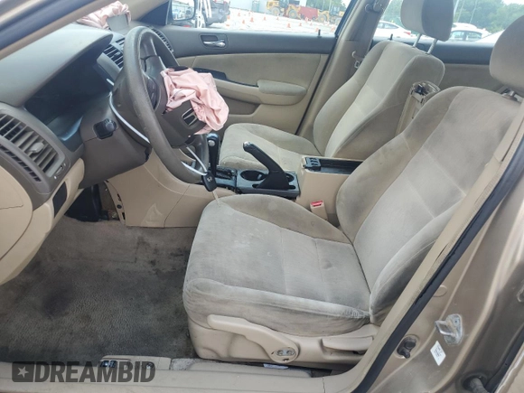 2003 Honda Accord LX with VIN 1HGCM56343A127981, listed as a Copart auction lot 63440625 with 223,060 mi miles and Salvage title. Bid and sale history available at DreamBid. Image 7.