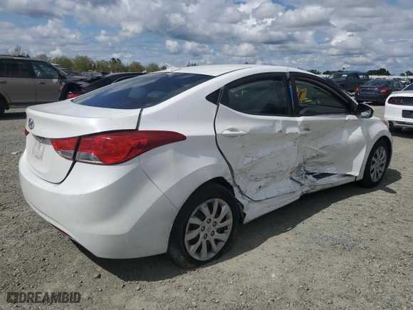2012 Hyundai Elantra GLS with VIN 5NPDH4AE9CH121158, listed as a Copart auction lot 50650505 with 179,535 mi miles and Clean Title. Bid and sale history available at carsss.com. Image 3.