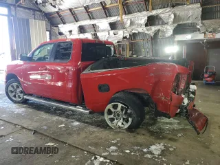 2021 Ram 1500 Big Horn with VIN 1C6SRFBT1MN798825, listed as a Copart auction lot 43116495 with 25,635 mi miles and Salvage Title. Bid and sale history available at carsss.com. Image 2.