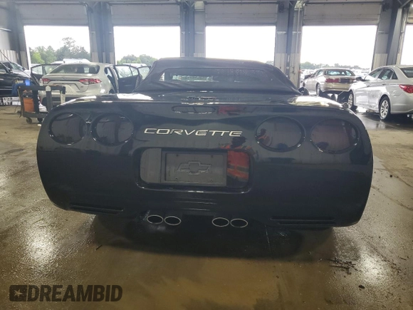 2002 Chevrolet Corvette with VIN 1G1YY32G425105016, listed as a Copart auction lot 58575714 with 33,152 mi miles and Salvage Title. Bid and sale history available at carsss.com. Image 6.