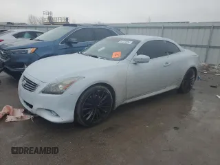 2012 Infiniti G37 Convertible with VIN JN1CV6FE5CM201879, listed as a Copart auction lot 87224394 with 0 mi miles and Salvage Title. Bid and sale history available at carsss.com. Image 1.