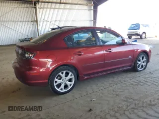 2008 Mazda 3 S Touring with VIN JM1BK324181107746, listed as a Copart auction lot 54760595 with 73,809 mi miles and Salvage Title. Bid and sale history available at DreamBid. Image 3.