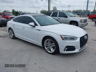 2019 Audi A5 Sportback Premium with VIN WAUANCF53KA064134, listed as a IAAI auction lot 41509093 with 1 mi miles. Bid and sale history available at carsss.com. Image 1.