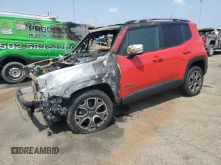 2016 Jeep Renegade Limited with VIN ZACCJBDT8GPD46568, listed as a Copart auction lot 59132825 with Not provided miles and Salvage title. Bid and sale history available at DreamBid. Image 1.