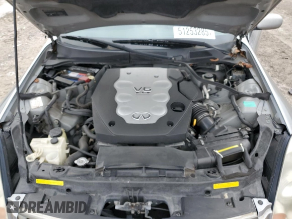2006 Infiniti G35 z VIN JNKCV51F76M614591, wystawiony jako Copart lot #51253285 z przebiegiem 150 169 mil mil oraz Szkoda całkowita • Salvage title. Historia ofert i sprzedaży dostępna na DreamBid. Obrazek 13.