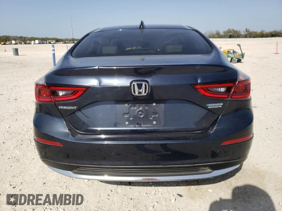 2021 Honda Insight Touring with VIN 19XZE4F91ME002536, listed as a Copart auction lot 49817205 with 48,178 mi miles and Salvage Title. Bid and sale history available at carsss.com. Image 6.