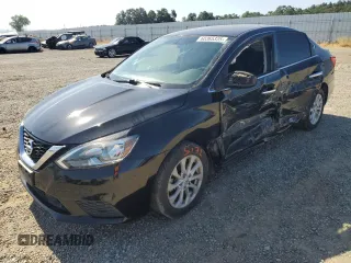 2018 Nissan Sentra SV z VIN 3N1AB7AP9JL633283, wystawiony jako Copart lot #60365335 z przebiegiem 75 356 mil mil oraz Szkoda całkowita • Salvage title. Historia ofert i sprzedaży dostępna na DreamBid. Obrazek 1.