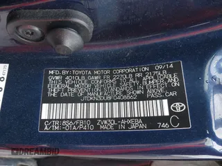 2015 Toyota Prius Four z VIN JTDKN3DU8F0408862, wystawiony jako IAAI lot #42190840 z przebiegiem 169 374 mil mil oraz . Historia ofert i sprzedaży dostępna na DreamBid. Obrazek 9.