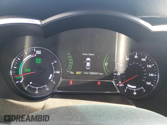 2013 Kia Optima Hybrid LX with VIN KNAGM4AD0D5060071, listed as a Copart auction lot 77157764 with 208,437 mi miles and Salvage Title. Bid and sale history available at carsss.com. Image 9.