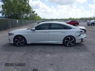 2019 Honda Accord Sport with VIN 1HGCV1F33KA113896, listed as a IAAI auction lot 41961776 with 92,248 mi miles and . Bid and sale history available at DreamBid. Image 14.