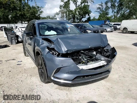 2022 Mazda CX-9 Carbon Edition with VIN JM3TCBDY8N0613658, listed as a Copart auction lot 76939354 with 34,380 mi miles and Non repairable. Bid and sale history available at DreamBid. Image 12.