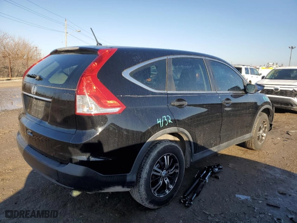 2014 Honda CR-V LX with VIN 3CZRM3H34EG716988, listed as a Copart auction lot 46251695 with 119,054 mi miles and Salvage Title. Bid and sale history available at carsss.com. Image 3.