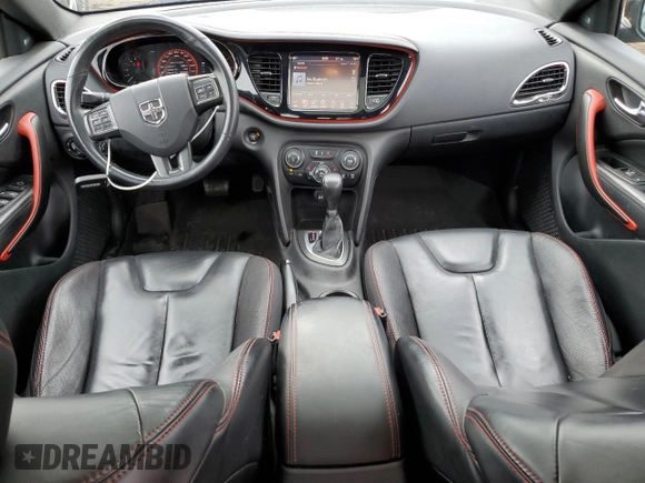 2014 Dodge Dart GT with VIN 1C3CDFEB2ED914446, listed as a Copart auction lot 58241365 with 62,688 mi miles and Salvage title. Bid and sale history available at DreamBid. Image 8.