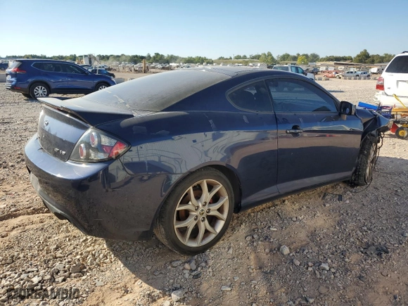 2008 Hyundai Tiburon GT with VIN KMHHN66F68U279070, listed as a Copart auction lot 74675574 with 92,020 mi miles and Salvage Title. Bid and sale history available at carsss.com. Image 3.