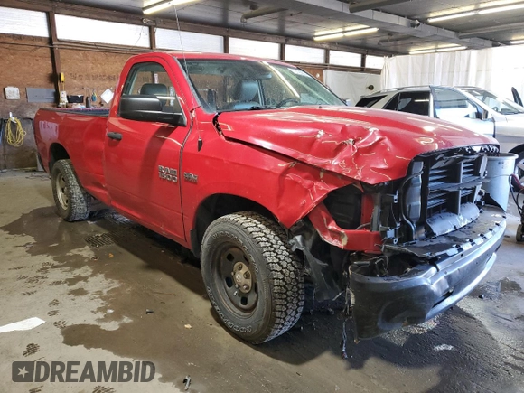 2018 Ram 1500 Tradesman with VIN 3C6JR7DT1JG140411, listed as a Copart auction lot 78125624 with 81,761 mi miles and Salvage title. Bid and sale history available at DreamBid. Image 4.
