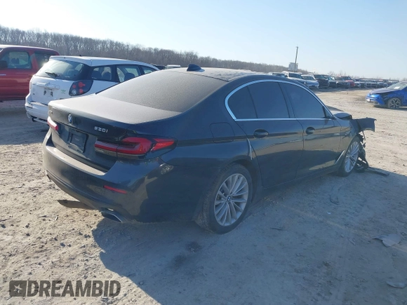 2021 BMW 5 Series 530i xDrive with VIN WBA13BJ06MCF66402, listed as a IAAI auction lot 41760543 with 93,002 mi miles and . Bid and sale history available at carsss.com. Image 4.