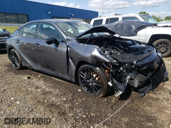 2024 Lexus IS with VIN JTHAP1D28R5005334, listed as a Copart auction lot 68115674 with 1,949 mi miles and Salvage Title. Bid and sale history available at carsss.com. Image 4.