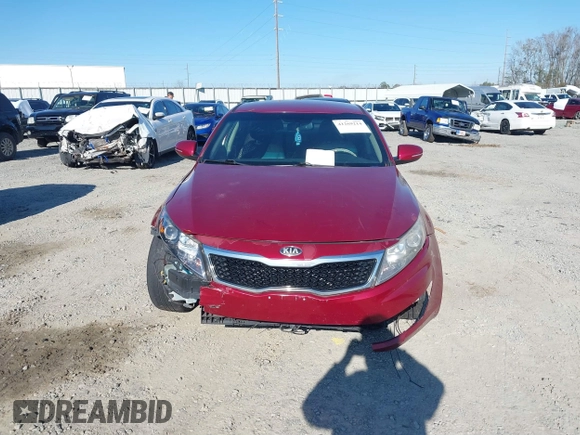 2013 Kia Optima EX with VIN 5XXGN4A72DG165295, listed as a IAAI auction lot 41269214 with 167,001 mi miles. Bid and sale history available at carsss.com. Image 12.