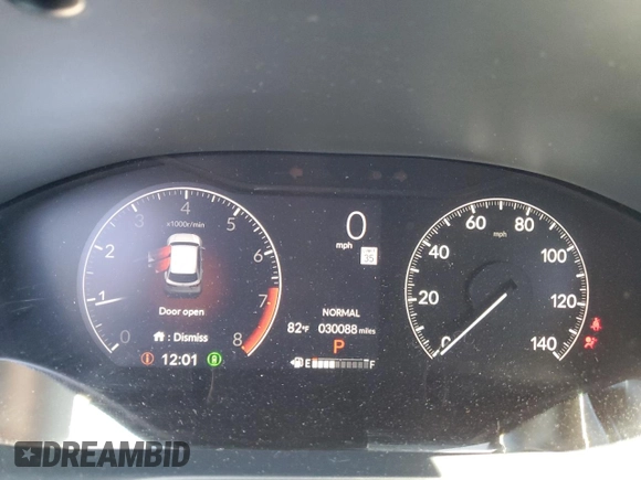 2023 Honda HR-V LX with VIN 3CZRZ2H3XPM746951, listed as a Copart auction lot 57582525 with 30,088 mi miles and Salvage title. Bid and sale history available at DreamBid. Image 9.
