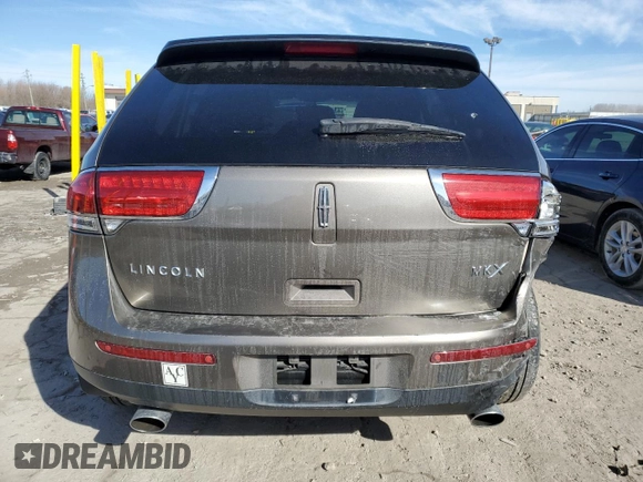 2012 Lincoln MKX with VIN 2LMDJ6JK2CBL11823, listed as a Copart auction lot 47305675 with 138,587 mi miles and Salvage Title. Bid and sale history available at carsss.com. Image 6.