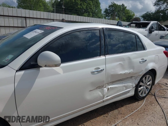 2011 Toyota Avalon with VIN 4T1BK3DB9BU437812, listed as a IAAI auction lot 42056518 with 126,239 mi miles and . Bid and sale history available at carsss.com. Image 6.