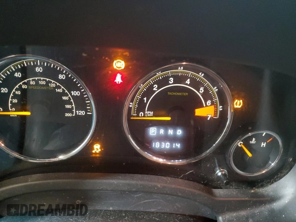 2016 Jeep Compass High Altitude Edition with VIN 1C4NJDEB0GD723578, listed as a Copart auction lot 46068805 with 183,014 mi miles and Salvage Title. Bid and sale history available at carsss.com. Image 9.