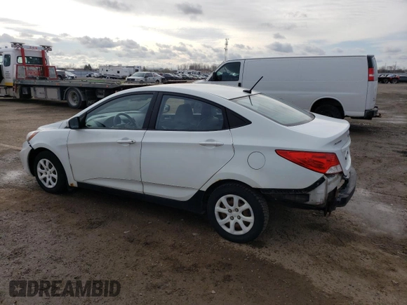 2012 Hyundai Accent GLS with VIN KMHCT4AE9CU186314, listed as a Copart auction lot 52349245 with 369,601 mi miles and Salvage Title. Bid and sale history available at carsss.com. Image 2.