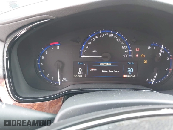 2014 Cadillac CTS Luxury AWD with VIN 1G6AX5S38E0146872, listed as a IAAI auction lot 41663642 with 56,787 mi miles and . Bid and sale history available at DreamBid. Image 7.