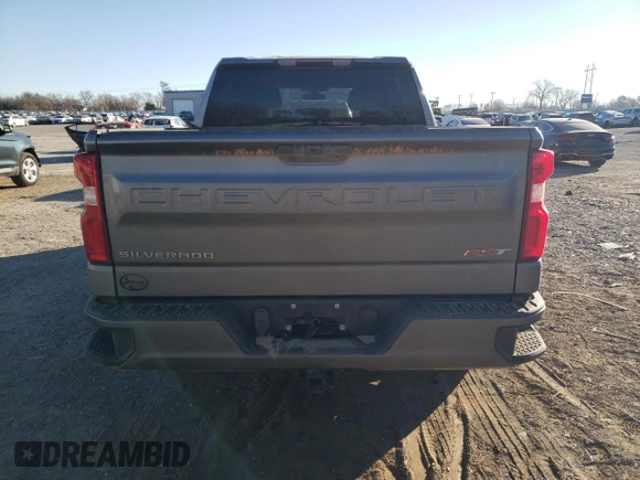 2021 Chevrolet Silverado 1500 RST with VIN 3GCPWDET5MG117159, listed as a Copart auction lot 85507964 with 83,260 mi miles and Salvage Title. Bid and sale history available at DreamBid. Image 6.