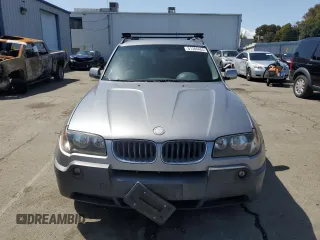 2004 BMW X3 3.0i with VIN WBXPA93484WC30120, listed as a Copart auction lot 51384465 with 113,330 mi miles and Salvage Title. Bid and sale history available at carsss.com. Image 5.