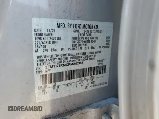 2023 Ford Mustang Mach-E Select z VIN 3FMTK1RMXPMA07088, wystawiony jako Copart lot #54953375 z przebiegiem 76 651 mil mil oraz Szkoda całkowita • Salvage title. Historia ofert i sprzedaży dostępna na DreamBid. Obrazek 13.