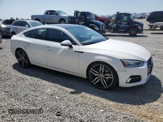 2019 Audi A5 Sportback Premium with VIN WAUANCF58KA063917, listed as a Copart auction lot 54662925 with 120,545 mi miles and Salvage title. Bid and sale history available at DreamBid. Image 4.