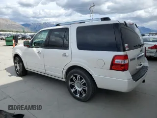 2012 Ford Expedition Limited with VIN 1FMJU2A57CEF62852, listed as a Copart auction lot 53166985 with 122,480 mi miles and Clean title. Bid and sale history available at DreamBid. Image 2.