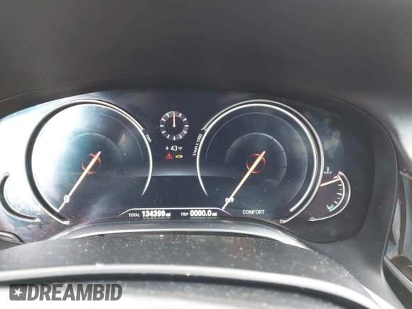 2016 BMW 7 Series 740i with VIN WBA7E2C50GG714647, listed as a IAAI auction lot 41745442 with 134,399 mi miles and . Bid and sale history available at carsss.com. Image 7.