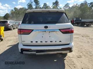 2024 Toyota Sequoia SR5 with VIN 7SVAAABA4RX041139, listed as a Copart auction lot 73237084 with 4,742 mi miles and Salvage Title. Bid and sale history available at carsss.com. Image 6.