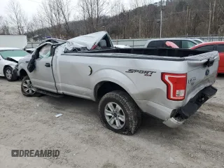 2017 Ford F-150 XL with VIN 1FTMF1EF9HKD68115, listed as a Copart auction lot 42555835 with Not provided miles and Salvage title. Bid and sale history available at DreamBid. Image 2.