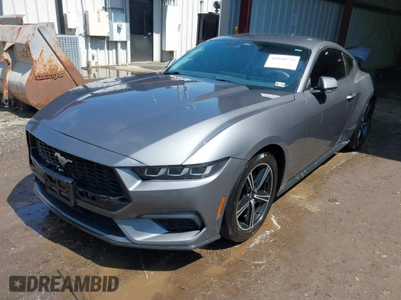 2024 Ford Mustang EcoBoost with VIN 1FA6P8TH7R5138548, listed as a IAAI auction lot 41948779 with 10,761 mi miles. Bid and sale history available at carsss.com. Image 18.