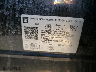 2020 Chevrolet Blazer LT with VIN 3GNKBHRS8LS687142, listed as a Copart auction lot 42432085 with 0 mi miles and Non Repairable. Bid and sale history available at carsss.com. Image 15.