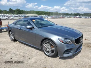 2018 Mercedes-Benz E 400 with VIN WDD1J6GB4JF008005, listed as a Copart auction lot 60060775 with Not provided miles and Salvage title. Bid and sale history available at DreamBid. Image 4.