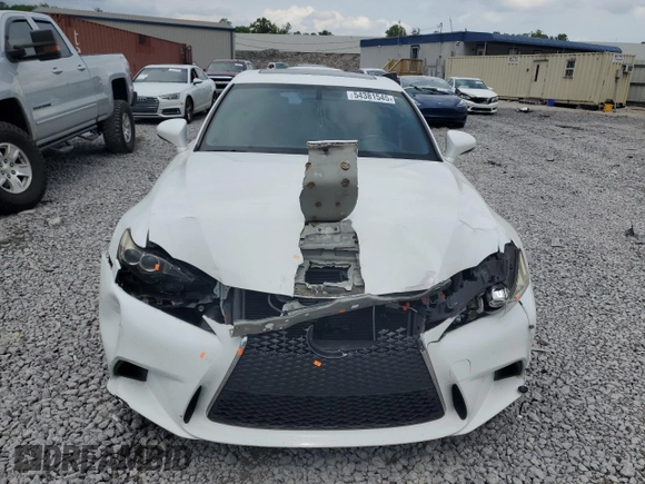 2015 Lexus IS 250 z VIN JTHBF1D21F5077656, wystawiony jako Copart lot #54381545 z przebiegiem 83 071 mil mil oraz Szkoda całkowita • Salvage title. Historia ofert i sprzedaży dostępna na DreamBid. Obrazek 5.