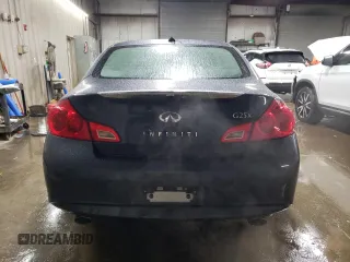2011 Infiniti G25 x with VIN JN1DV6AR6BM452021, listed as a Copart auction lot 81145494 with 106,551 mi miles and Salvage Title. Bid and sale history available at DreamBid. Image 6.