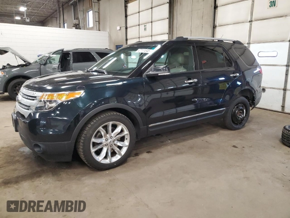 2015 Ford Explorer XLT with VIN 1FM5K8D80FGB11528, listed as a Copart auction lot 47111045 with 184,833 mi miles and Salvage Title. Bid and sale history available at DreamBid. Image 1.