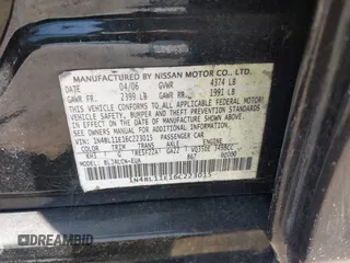 2006 Nissan Altima SL z VIN 1N4BL11E16C223015, wystawiony jako IAAI lot #42513512 z przebiegiem Nie podano mil oraz . Historia ofert i sprzedaży dostępna na DreamBid. Obrazek 9.